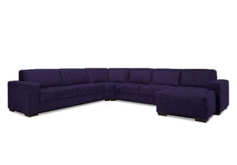 Paarse hoekbankstel Malden 231cm – A-meubel