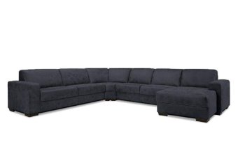 Grijze hoekbankstel Malden 231cm – A-meubel