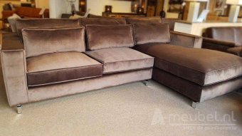 Beige loungebank Indijk 292cm – A-meubel