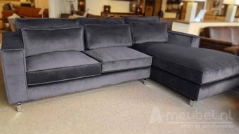 Grijze loungebank Indijk 199cm – A-meubel