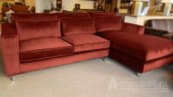 Rode loungebank Indijk 199cm – A-meubel