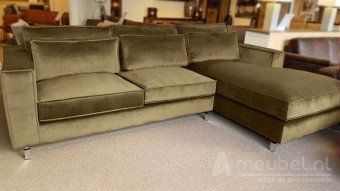 Groene loungebank Indijk 199cm – A-meubel