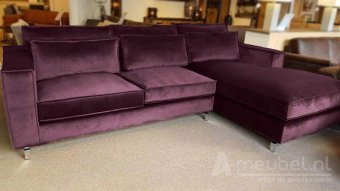 Paarse loungebank Indijk 199cm – A-meubel