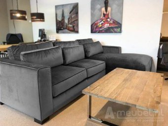 Grijze loungebank Amsterdam 292cm – A-meubel