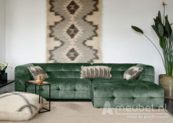 Groene loungebank Castricum 189cm – A-meubel