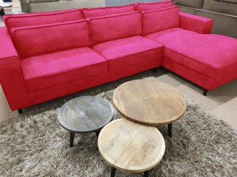 Roze loungebank Ilpendam 199cm – A-meubel