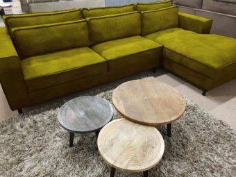 Groene loungebank Ilpendam 199cm – A-meubel