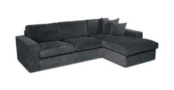 Antraciet loungebank Leiden 232cm – A-meubel
