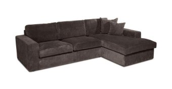 Bruine loungebank Leiden 232cm – A-meubel