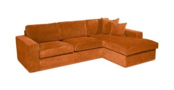 Oranje loungebank Leiden 232cm – A-meubel