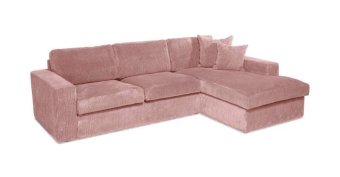 Roze loungebank Leiden 232cm – A-meubel