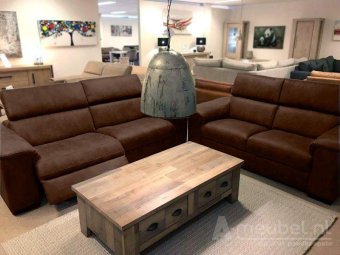 Bruine Oostvoorne Bankstel 174cm – A-meubel