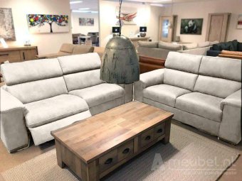 Creme Oostvoorne Bankstel 174cm – A-meubel