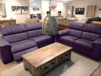 Paarse Oostvoorne Bankstel 174cm – A-meubel