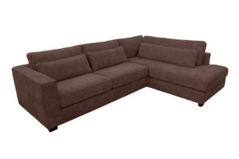 Bruine hoekbank Merselo 210cm – A-meubel