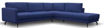 Blauwe hoekbank Vleuten 160cm – A-meubel