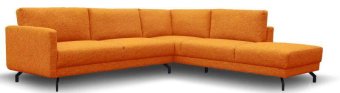 Cognac hoekbank Vleuten 239cm – A-meubel