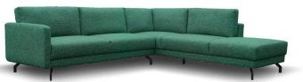 Groene hoekbank Vleuten 239cm – A-meubel