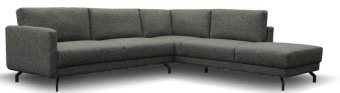 Grijze hoekbank Vleuten 239cm – A-meubel