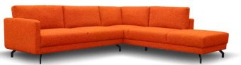 Oranje hoekbank Vleuten 160cm – A-meubel