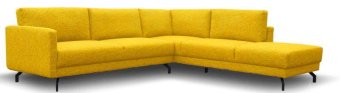 Gele hoekbank Vleuten 239cm – A-meubel