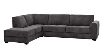 Antraciet hoekbank Voorburg 160cm – A-meubel