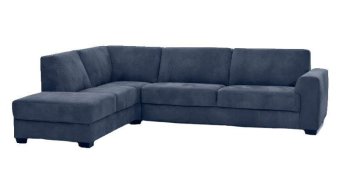 Blauwe hoekbank Voorburg 160cm – A-meubel