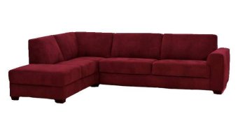 Roze hoekbank Voorburg 233cm – A-meubel