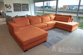 Cognac u-bank Arnhem 385cm – A-meubel