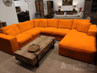 Oranje u-bank Berlicum 270cm – A-meubel