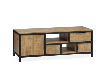 Bronkhorst TV meubel midden 3 dr/1la/2 open vakken 136cm