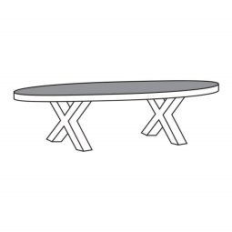 Salontafel TOV13-X Udenhout 135cm