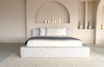 Designbed Adore Pearl Beige 140cm