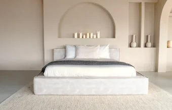 Designbed Adore Pearl Beige 140cm