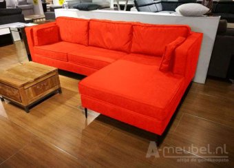 Oranje loungebank Borne 223cm – A-meubel