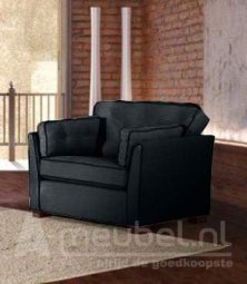 Antraciet fauteuil Dordrecht 200cm – A-meubel