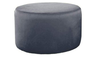 Antraciet hocker Poef Lexmond 100x100cm – A-meubel