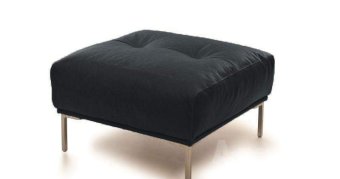 Antraciet Bern Hocker 70x70cm – A-meubel