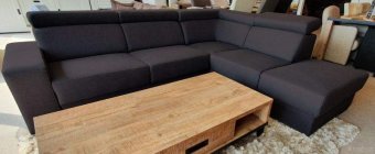 Antraciet loungebank Raalte 245cm – A-meubel