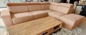Beige loungebank Raalte 245cm – A-meubel