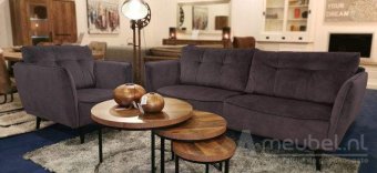 Grijze bankstel Akker 177cm – A-meubel