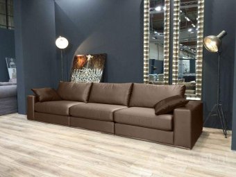 Bruine bankstel Amersfoort 216cm – A-meubel