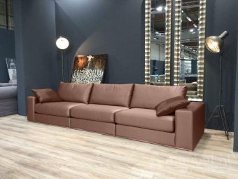 Cognac bankstel Amersfoort 216cm – A-meubel