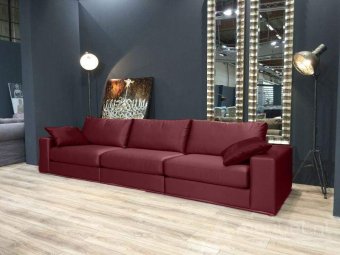 Rode bankstel Amersfoort 216cm – A-meubel