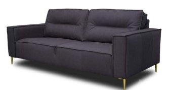 Antraciet bankstel Capelle 168cm – A-meubel