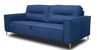 Blauwe bankstel Capelle 168cm – A-meubel