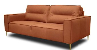 Cognac bankstel Capelle 168cm – A-meubel