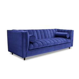 Blauwe bankstel Joure 196cm – A-meubel