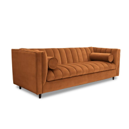 Cognac bankstel Joure 196cm – A-meubel