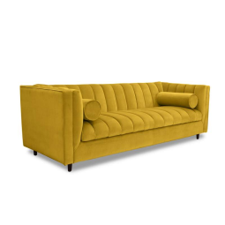 Gele bankstel Joure 196cm – A-meubel